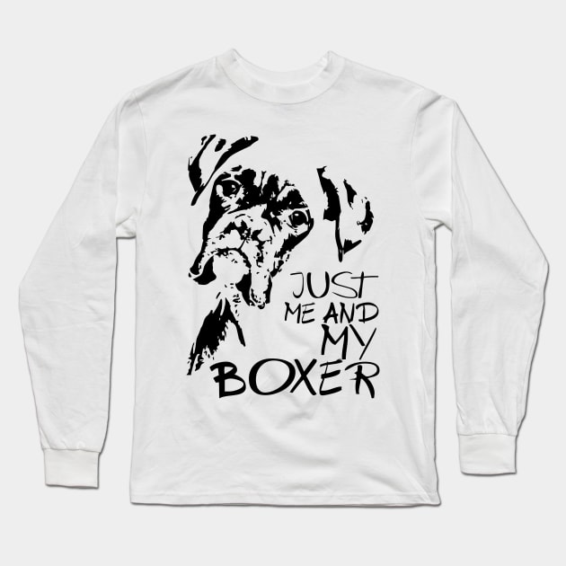 Boxer Dog Lover Long Sleeve T-Shirt by TDesign